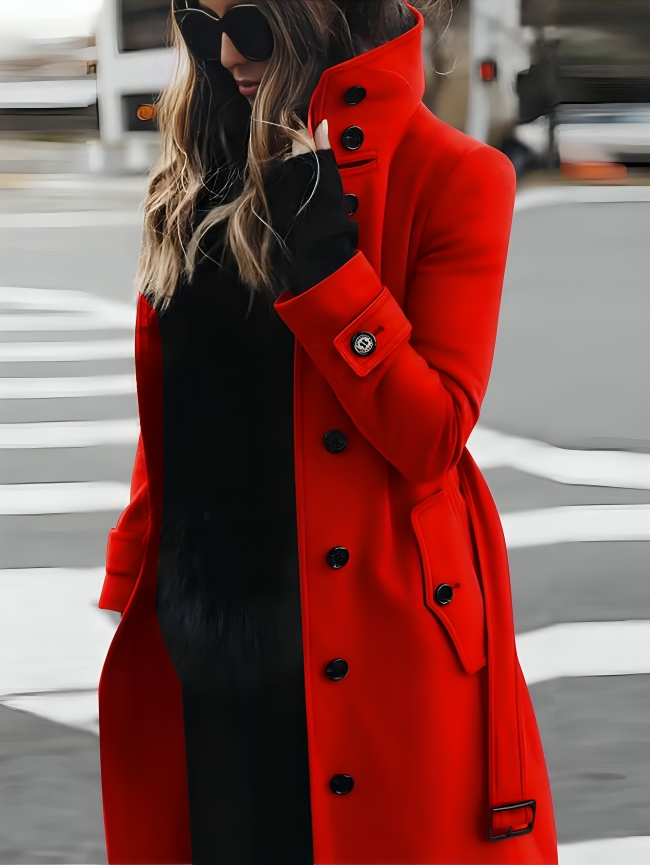 Damen-Trenchcoat mit Gürtel
