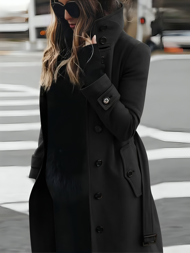 Damen-Trenchcoat mit Gürtel