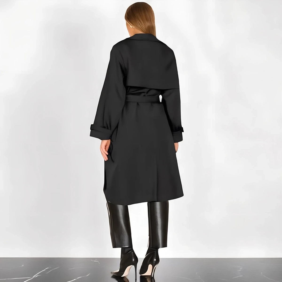 Damen-Trenchcoat mit Gürtel