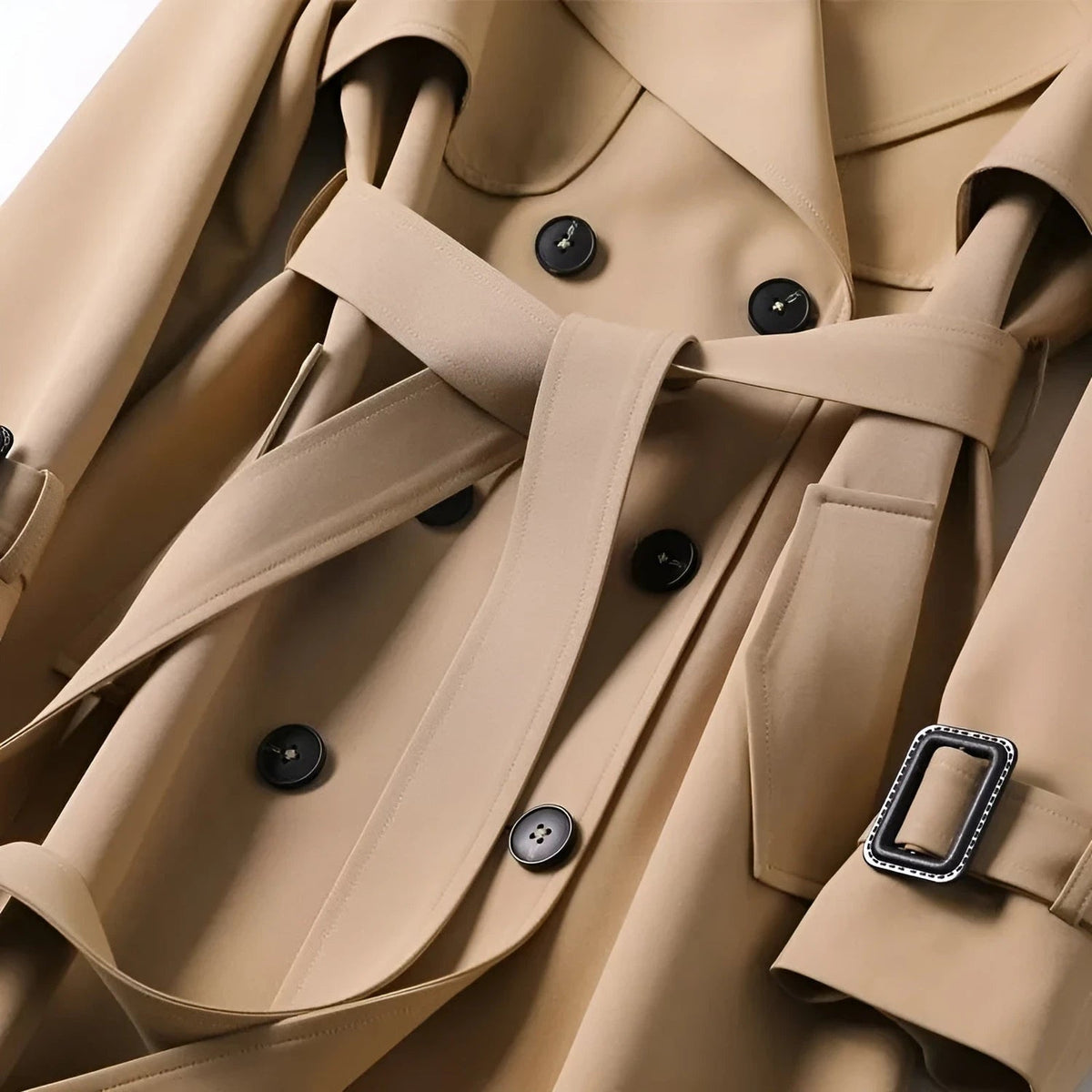 Damen-Trenchcoat mit Gürtel