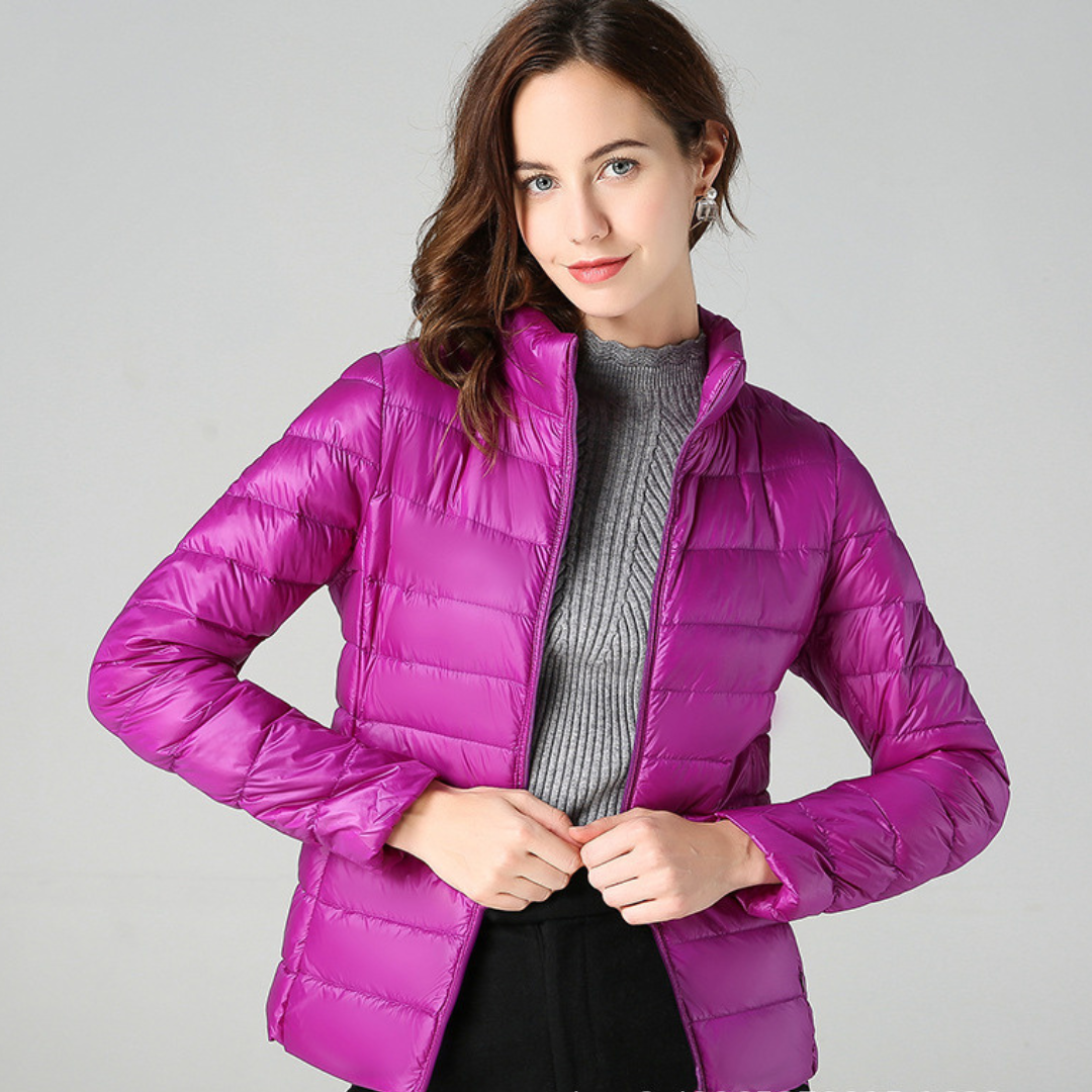 Damen-Ultra-Leichtjacke für Frühling, Herbst und Winter