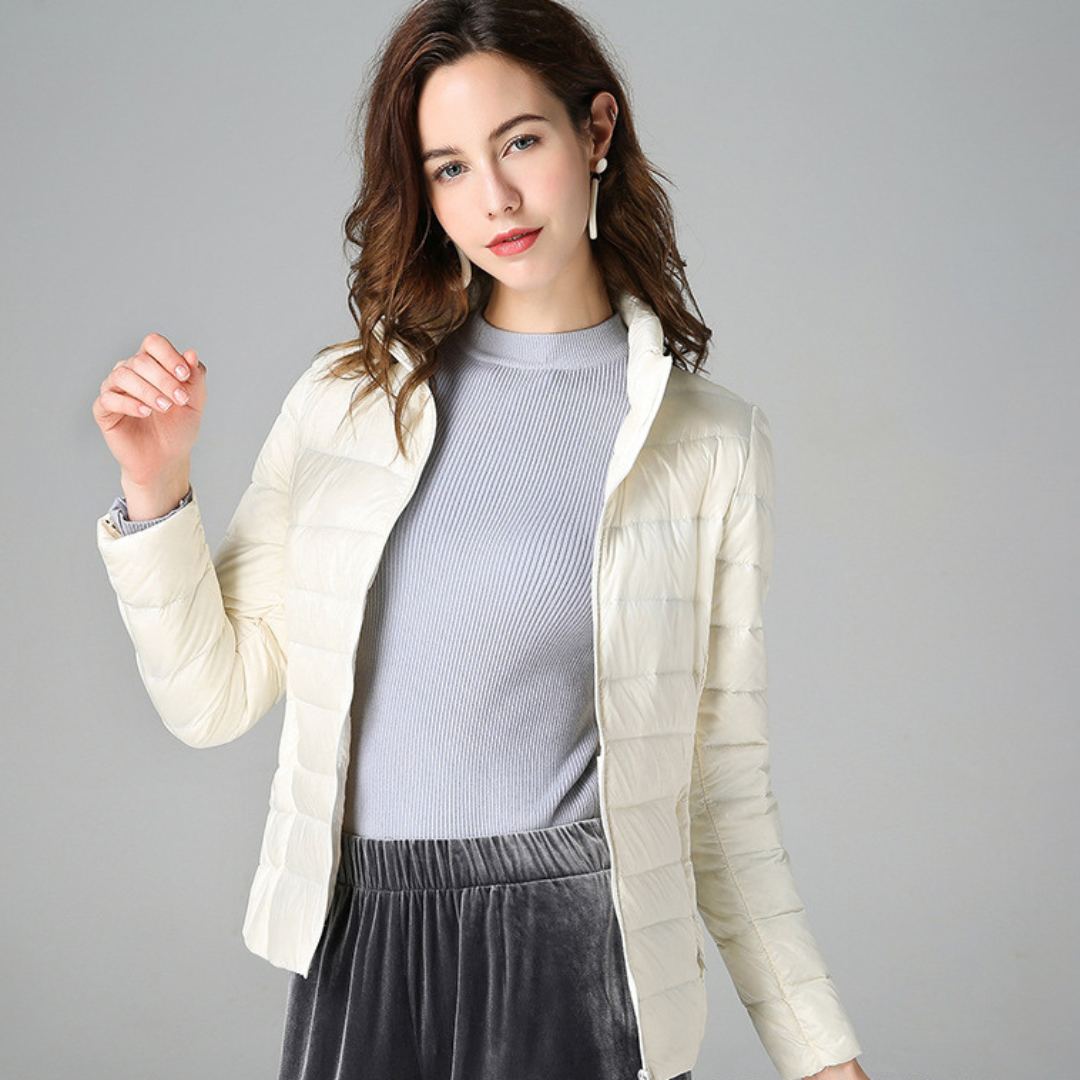 Damen-Ultra-Leichtjacke für Frühling, Herbst und Winter