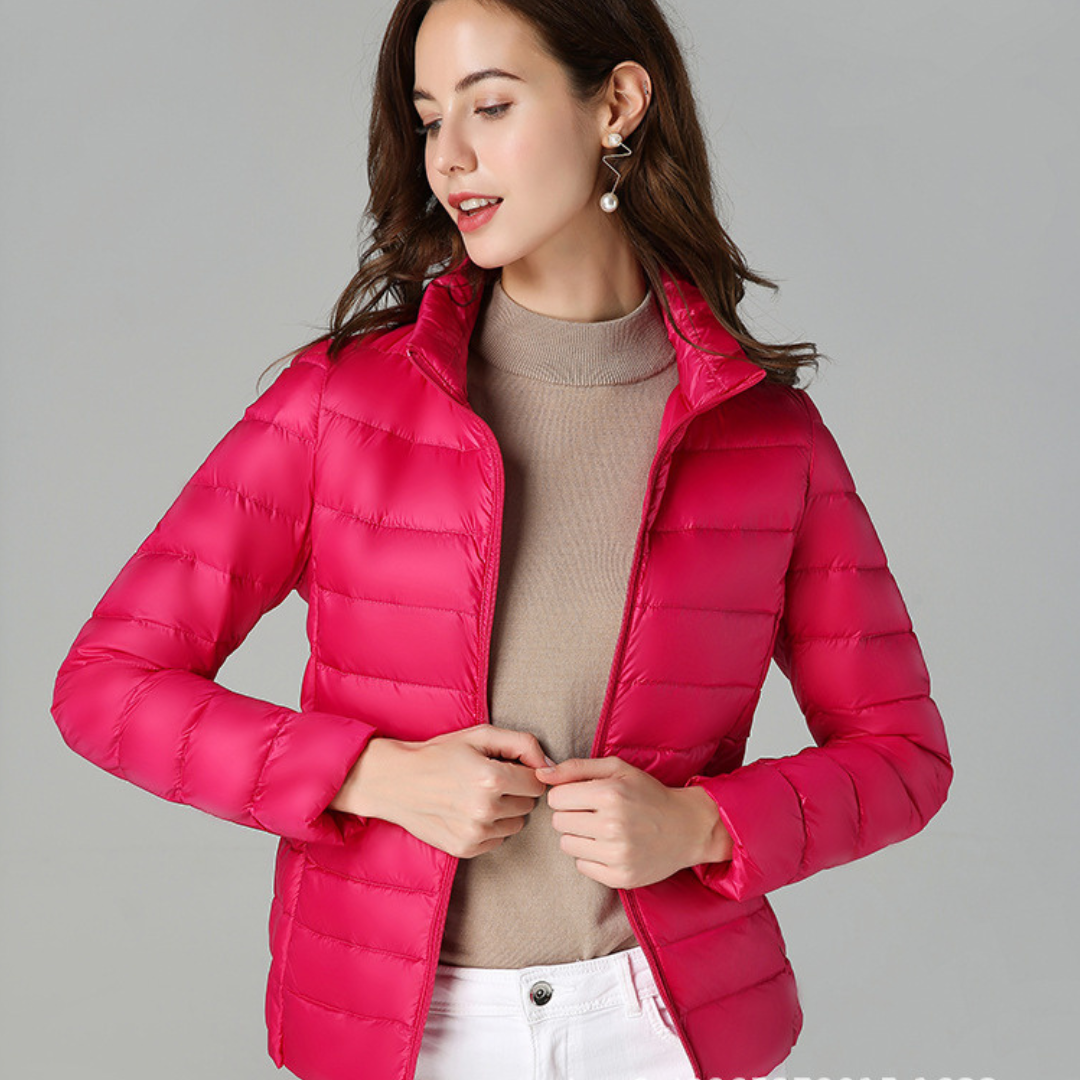 Damen-Ultra-Leichtjacke für Frühling, Herbst und Winter