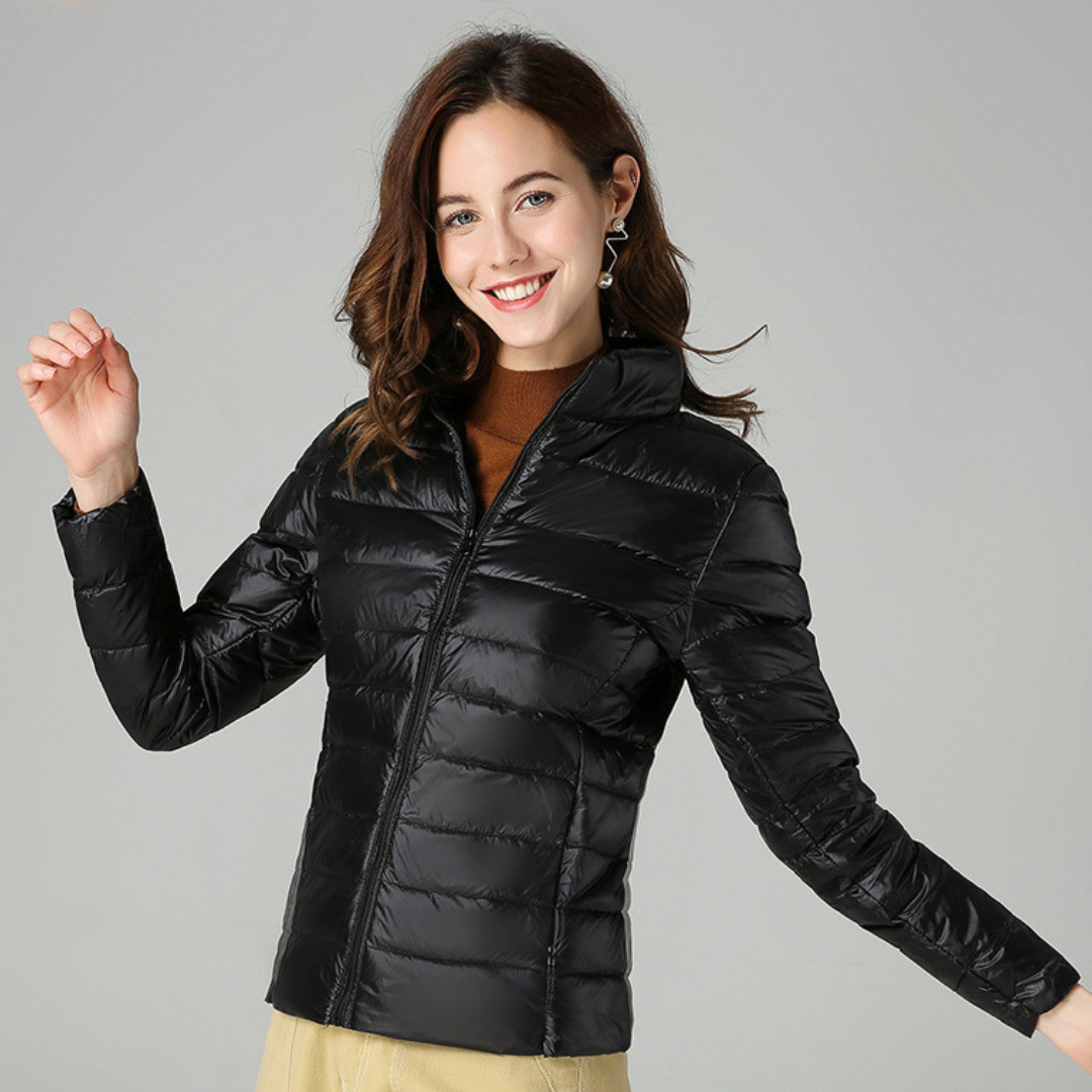 Damen-Ultra-Leichtjacke für Frühling, Herbst und Winter