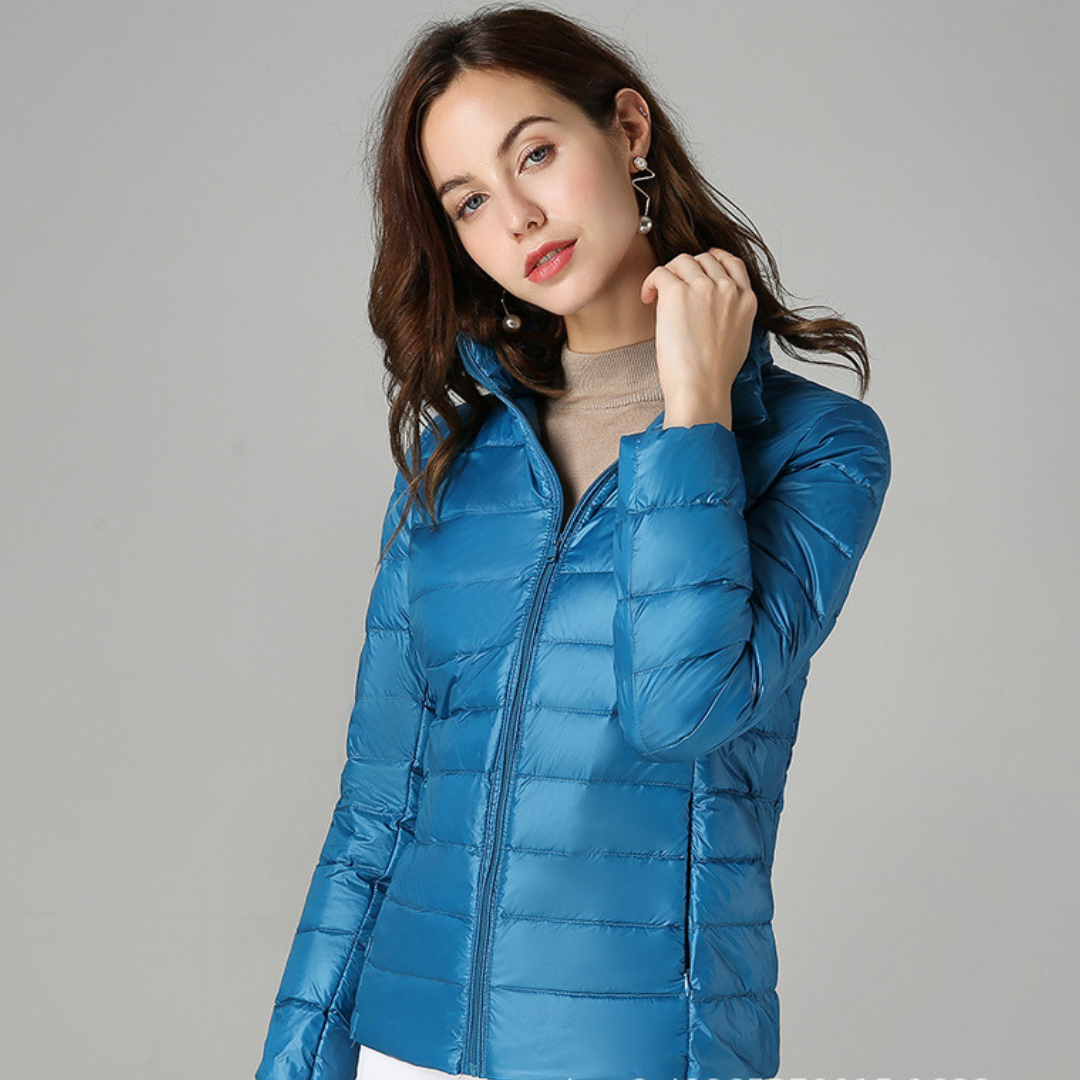 Damen-Ultra-Leichtjacke für Frühling, Herbst und Winter