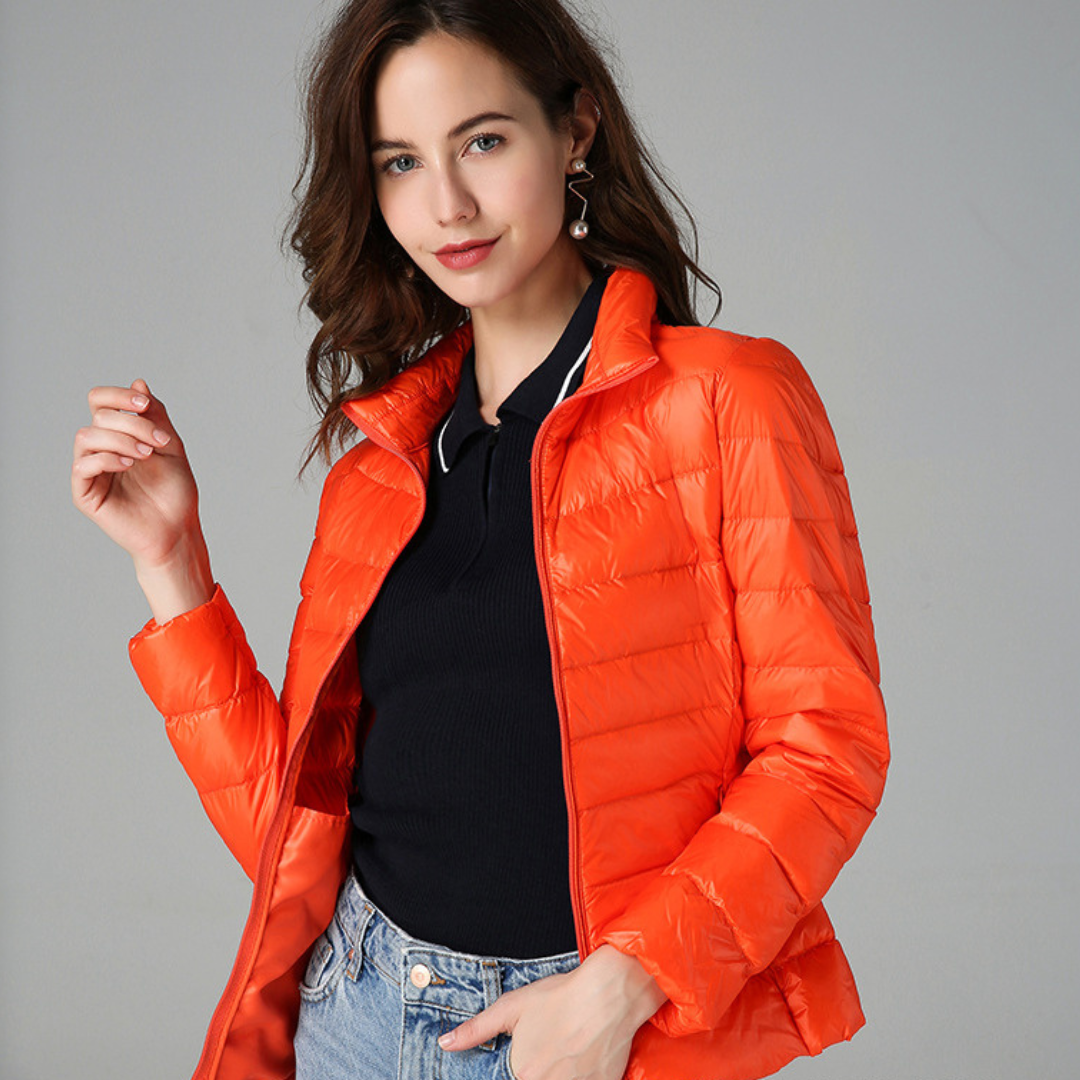 Damen-Ultra-Leichtjacke für Frühling, Herbst und Winter
