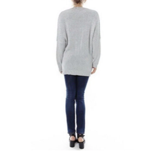 Damen-Wickelpullover mit V-Ausschnitt