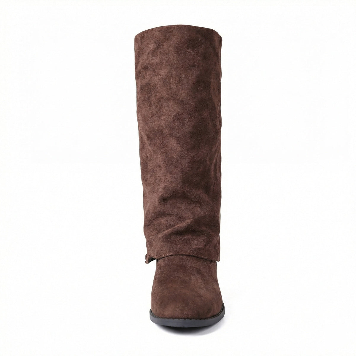 Damen-Winterstiefel aus weichem Wildleder