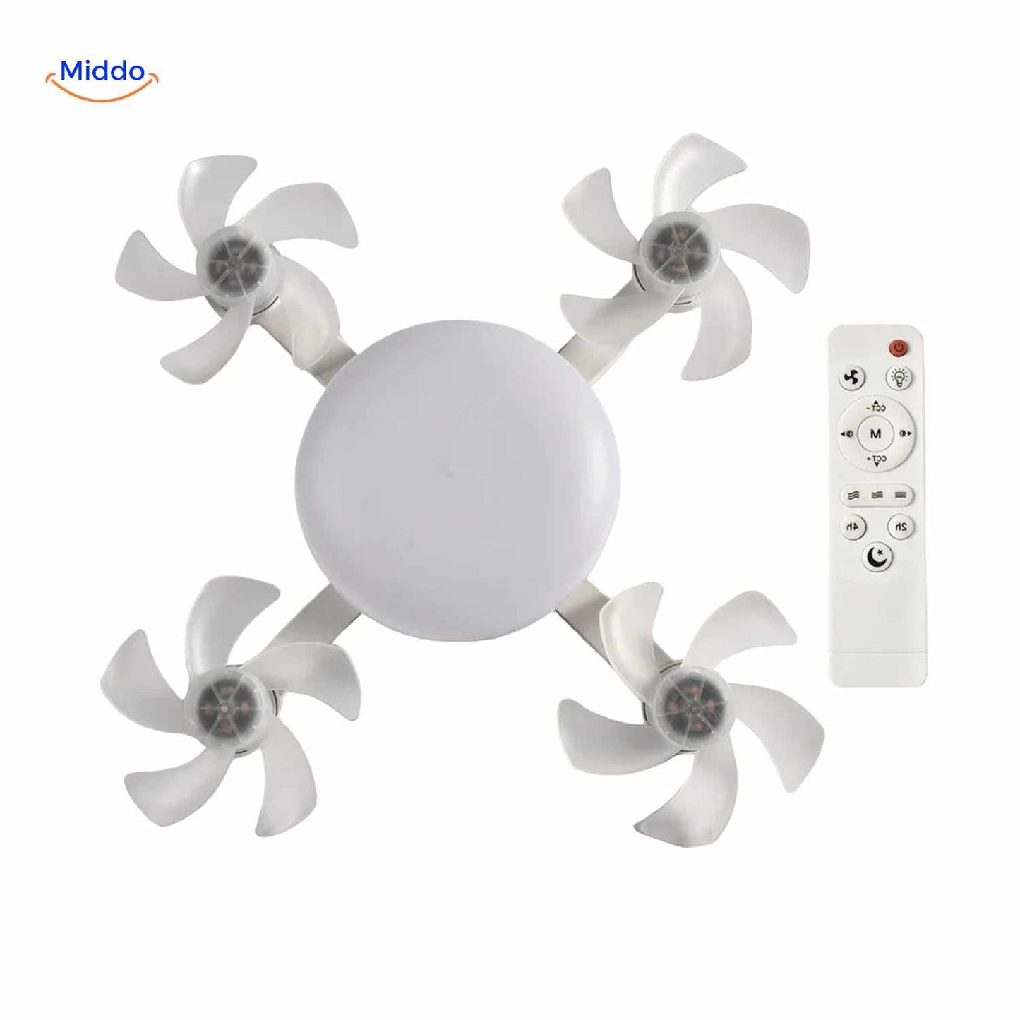 Deckenventilator mit Licht | LED, E27-Fassung & stilvolles Deckendesign