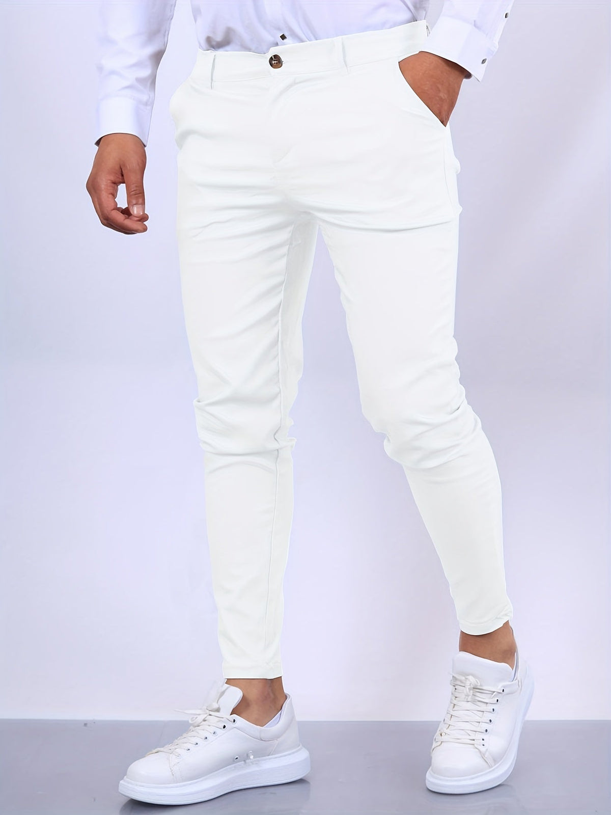 Dehnbare Skinny-Hose für Herren