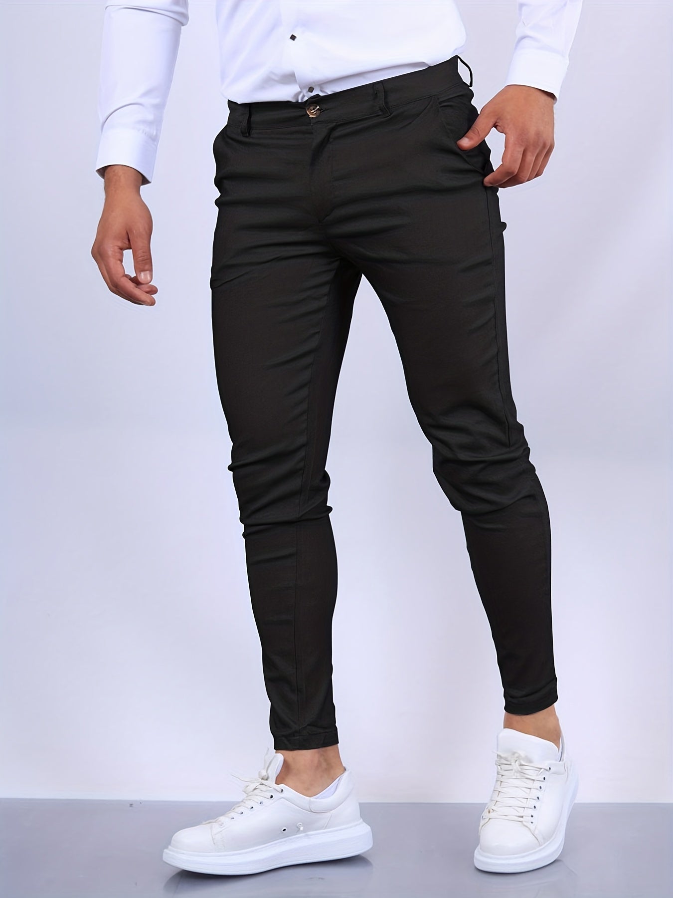 Dehnbare Skinny-Hose für Herren