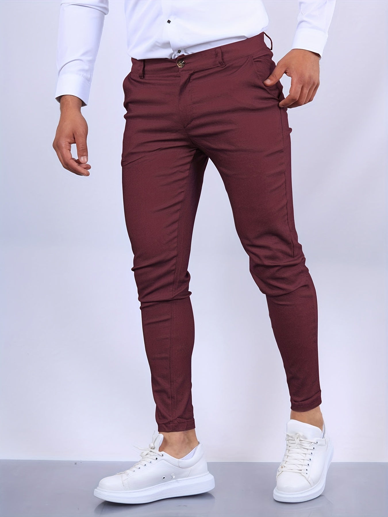 Dehnbare Skinny-Hose für Herren