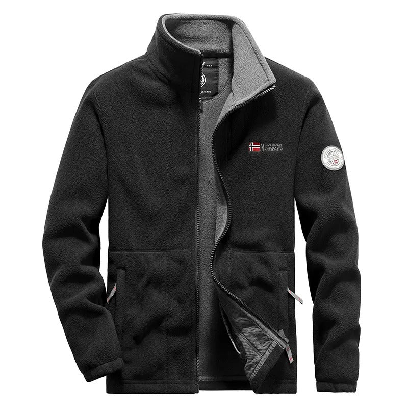 Dicke Polar-Fleecejacke für Herren – warm & robust