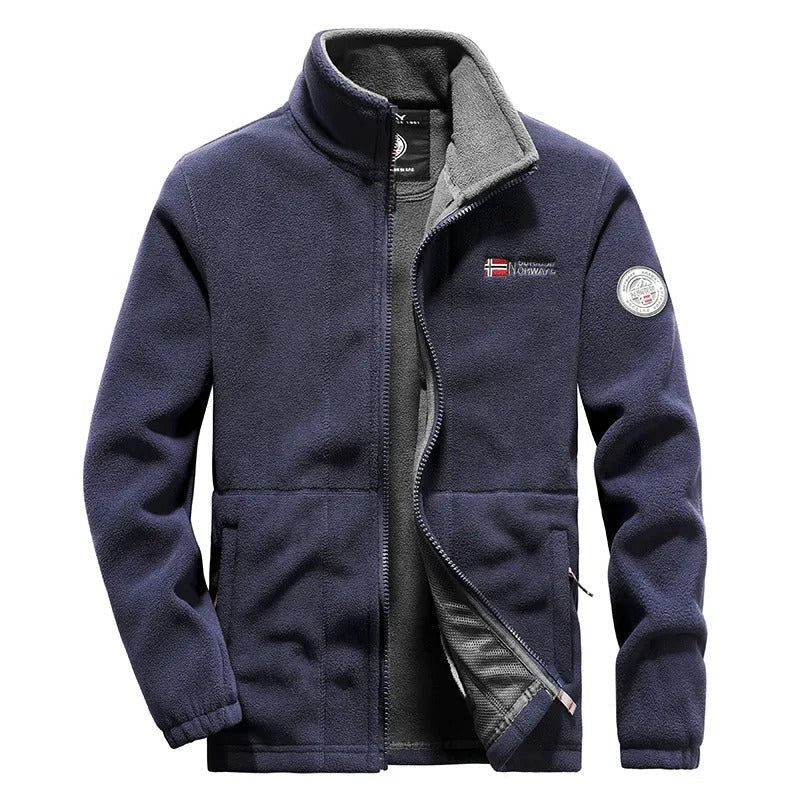 Dicke Polar-Fleecejacke für Herren – warm & robust