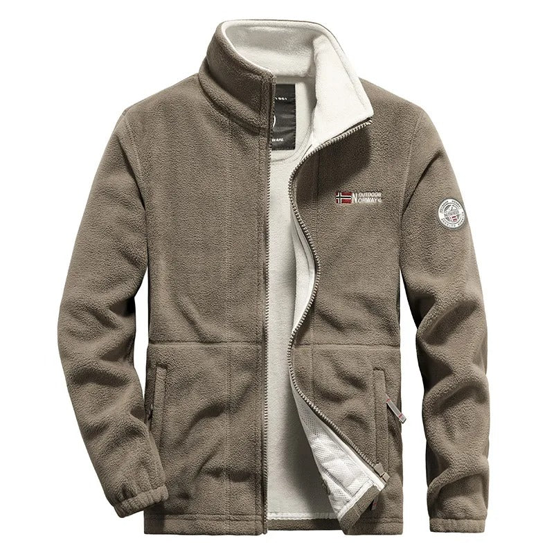 Dicke Polar-Fleecejacke für Herren – warm & robust