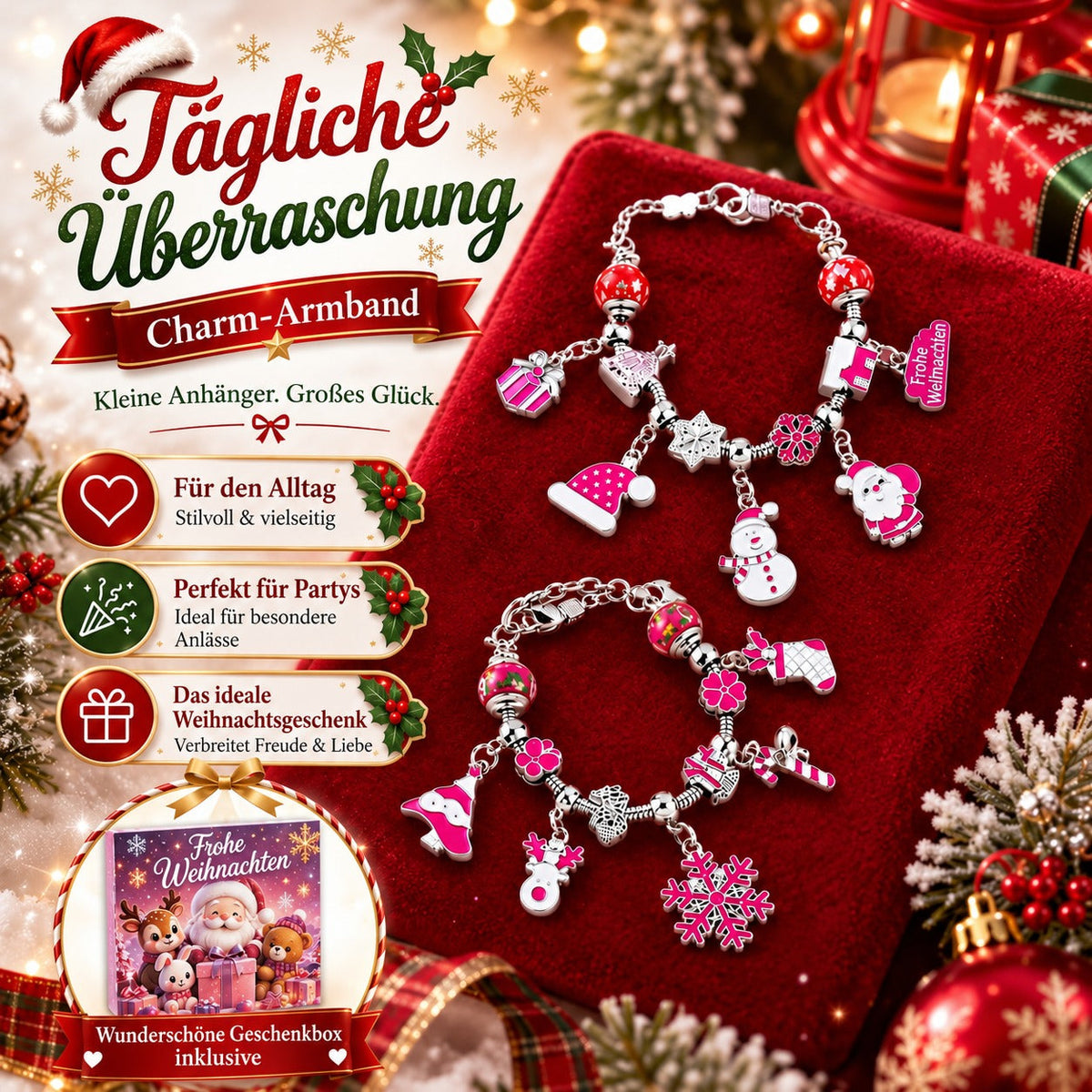 DIY-Armband-Adventskalender 2026 – 24-Tage-Countdown zum Schmuckbasteln