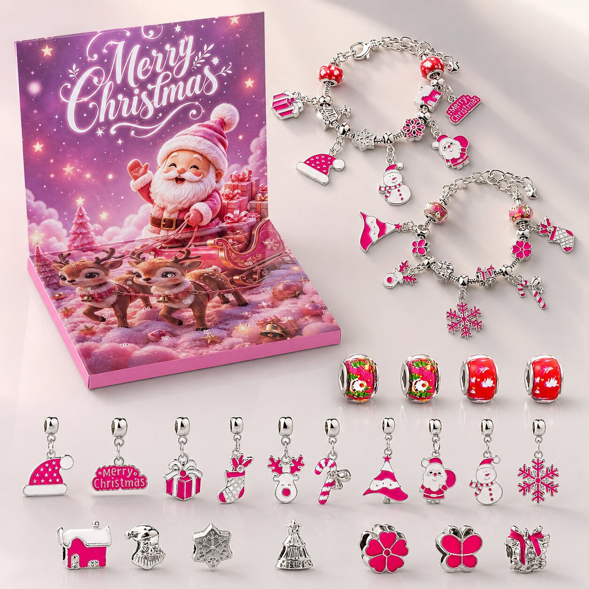 DIY-Armband-Adventskalender 2026 – 24-Tage-Countdown zum Schmuckbasteln
