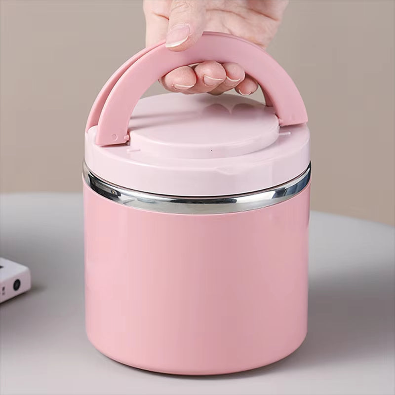 Doppelwandiger Thermobecher aus Edelstahl für Speisen, auslaufsicher, hält Mahlzeiten warm, 630 ml oder 1000 ml