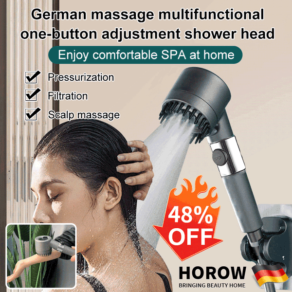 Duschkopf – PowerSpray – Erhöhter Druck – Spa-Erlebnis