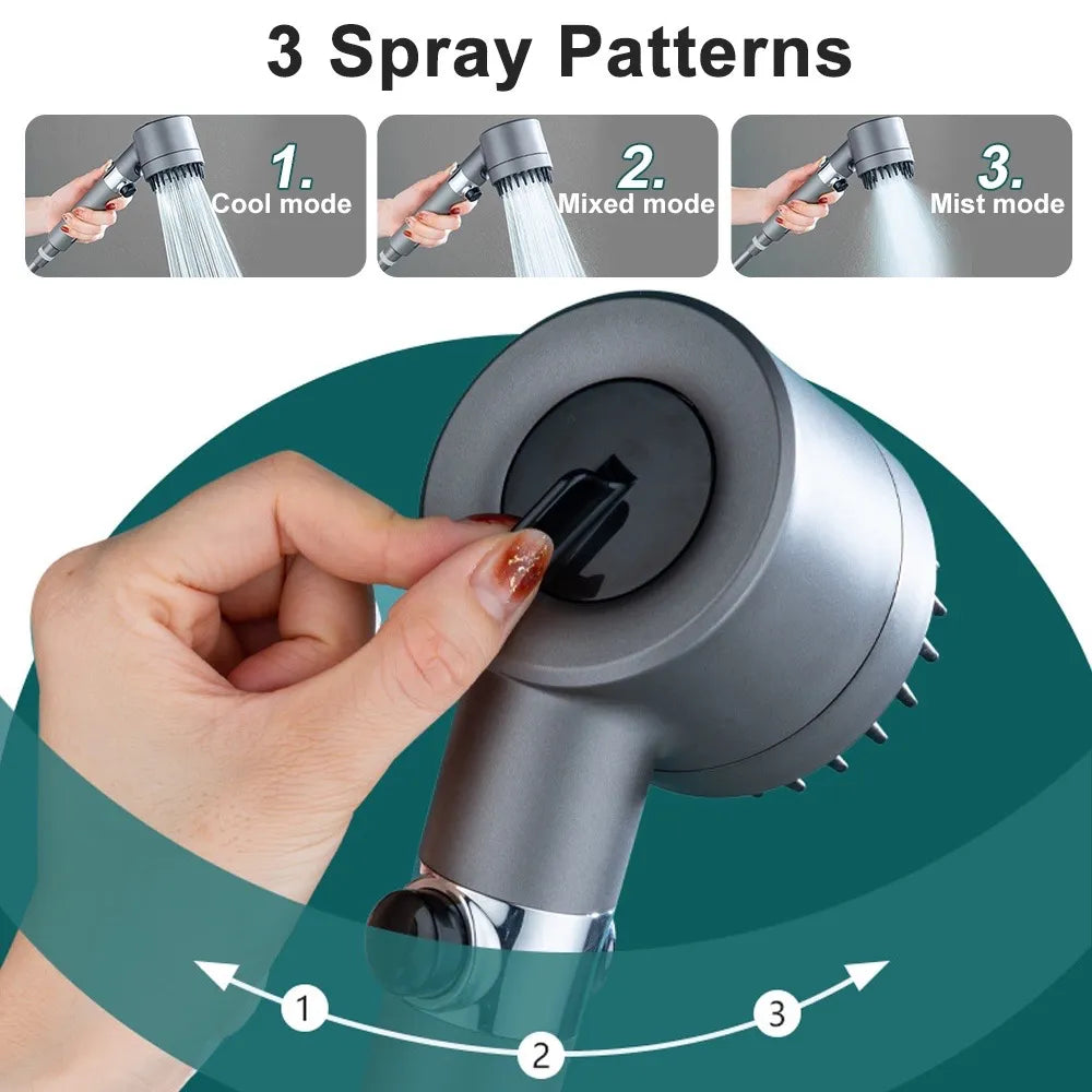 Duschkopf – PowerSpray – Erhöhter Druck – Spa-Erlebnis