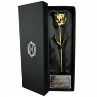 Echte Rose mit 24K Gold überzogen als zeitloses Liebesgeschenk