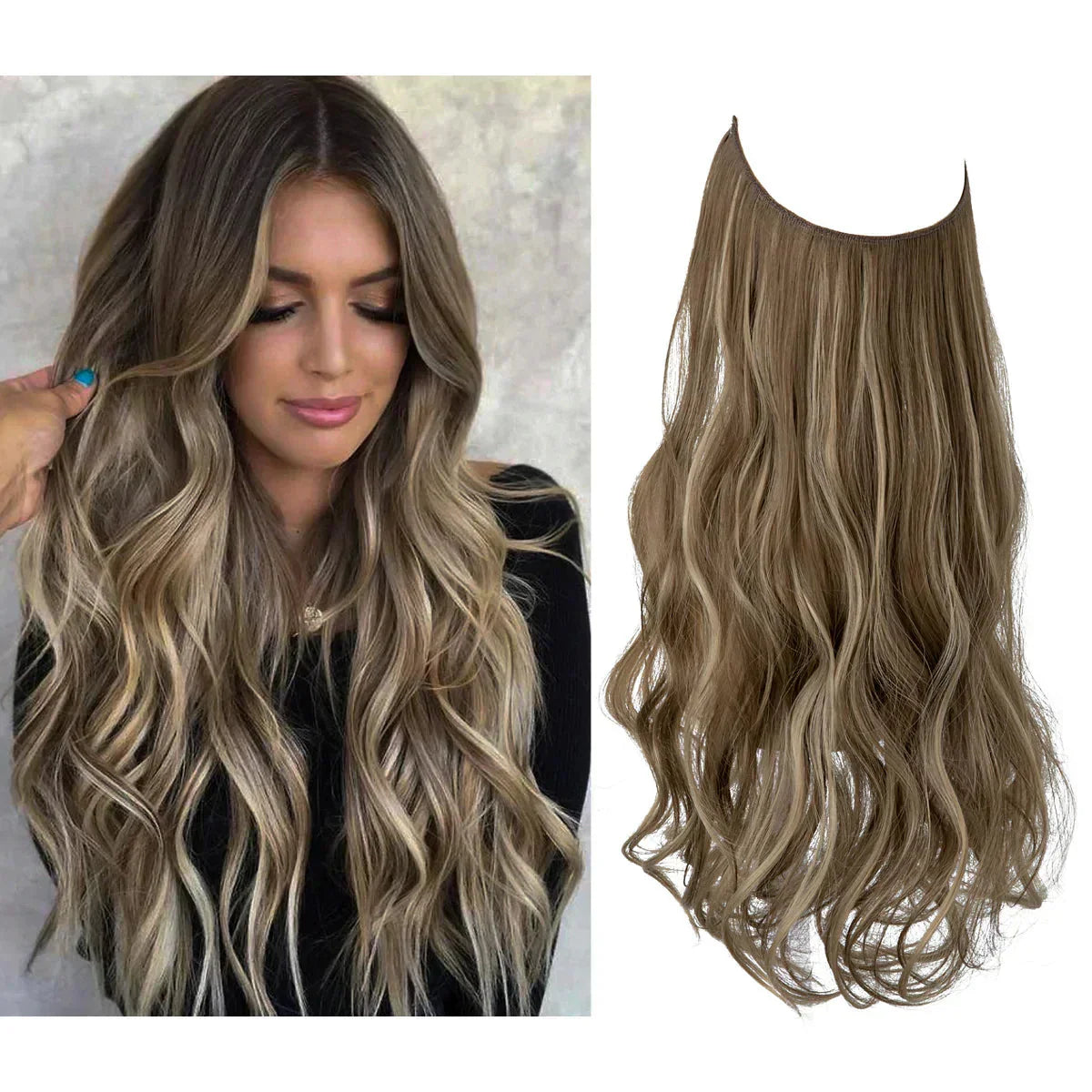 Echthaar-Extensions | 100% Remy-Qualität | Nahtloses Volumen & Länge | Natürlicher Glanz | Hitzebeständig & langlebig