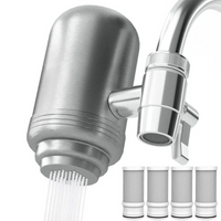 Edelstahl-Wasserfilter NSF mit 5-stufiger Filtration für sauberes Trinkwasser