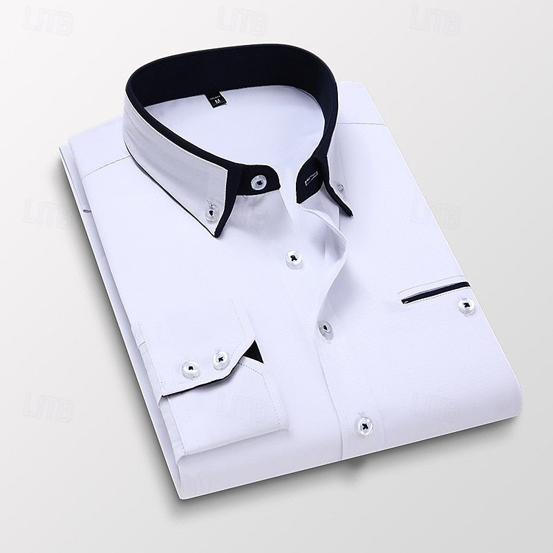 Edles Button-down-Businesshemd
