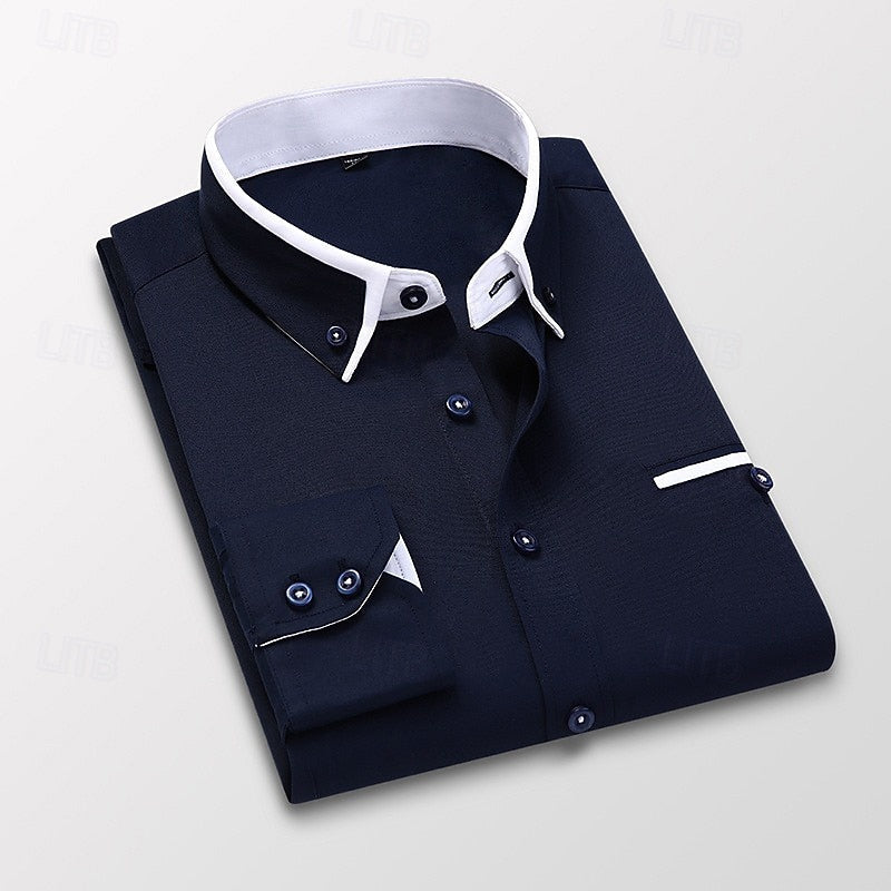 Edles Button-down-Businesshemd