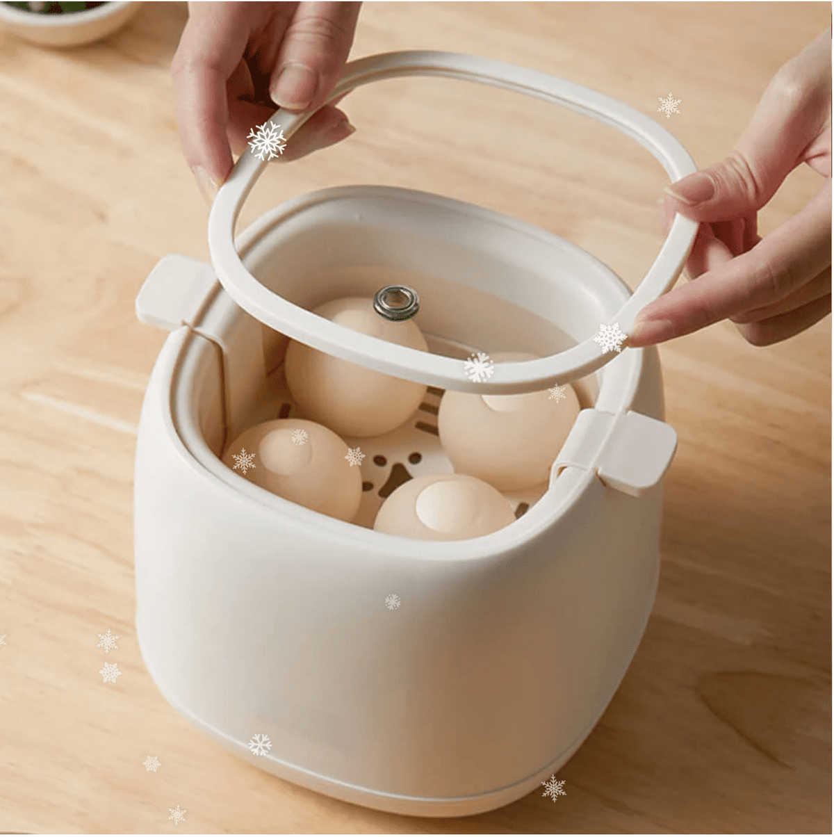 Eierkocher mit sechs Programmen – schnelles und präzises Kochen – perfekt für den täglichen Gebrauch