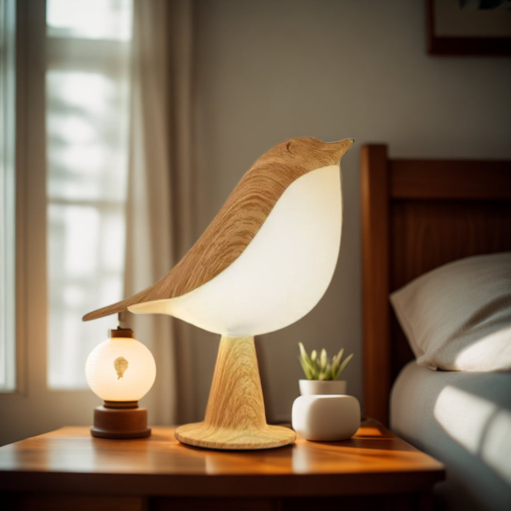 Eine Lampe, die Natur, Licht und Ruhe in Ihr Zuhause bringt