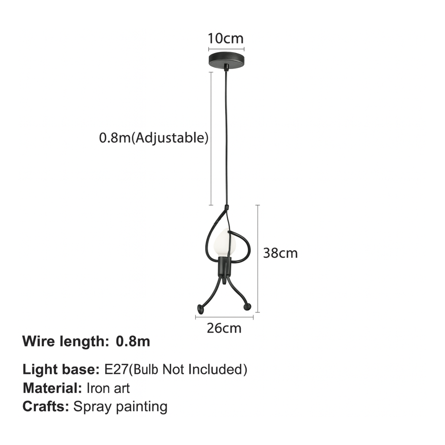 Einzigartige Wandlampe: Skulptur eines kletternden Mannes im Industrial-Design, skandinavische Wandbeleuchtung