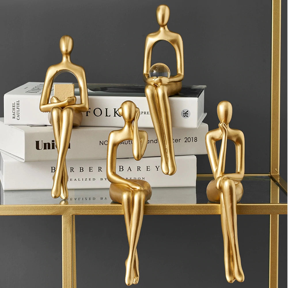 Elegante, abstrakte Figuren für die Innendekoration – einzigartige Kunstwerke als modernes Wohnaccessoire