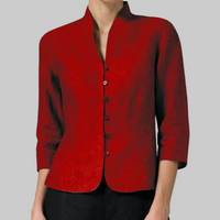 Elegante Damenbluse mit Stehkragen