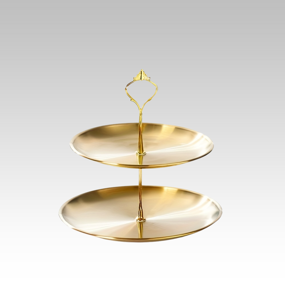 Elegante dreistöckige Etagere für Partys