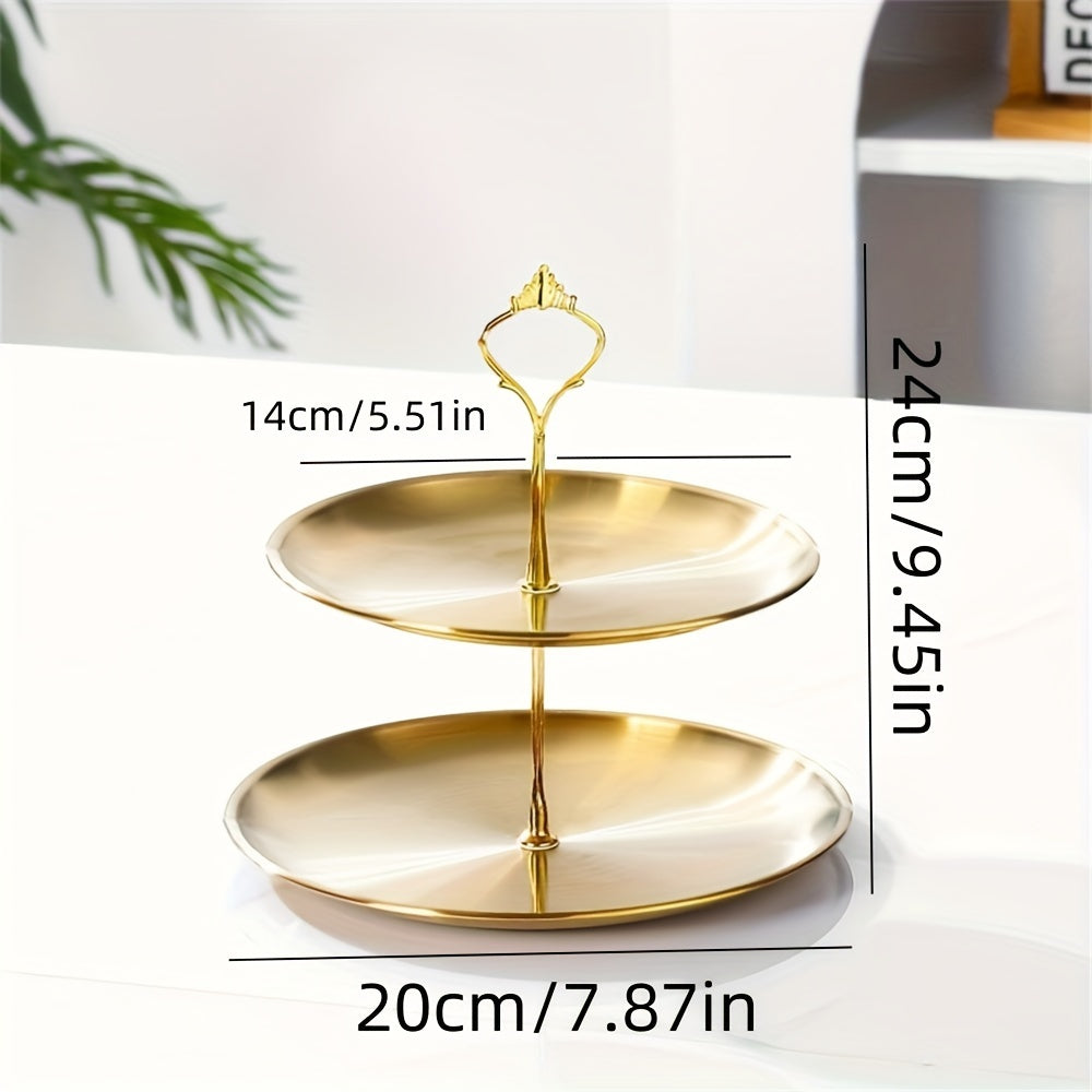 Elegante dreistöckige Etagere für Partys