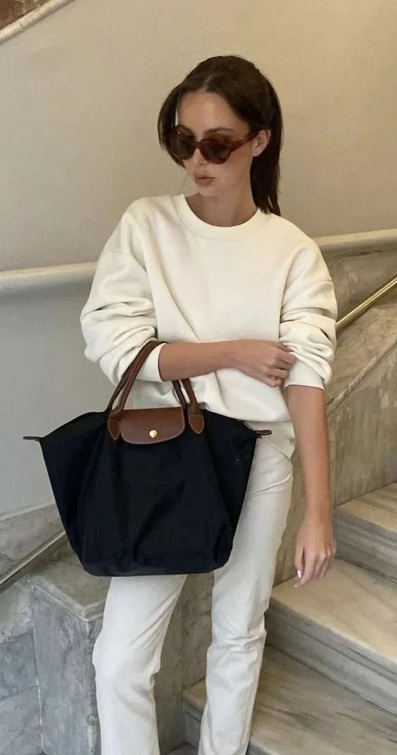 Elegante geräumige Schultertasche für Damen