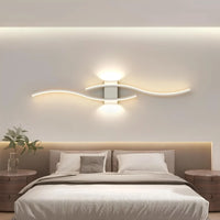 Elegante lineare Wandleuchte für moderne Innenräume, dezente Akzentbeleuchtung zur Wandmontage