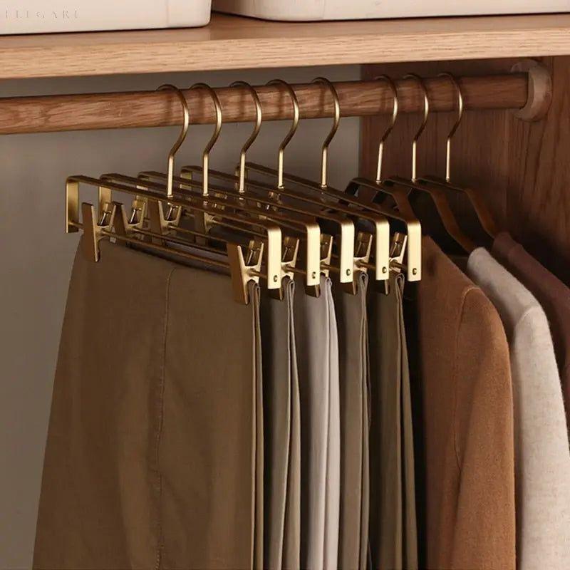 Elegante matte rutschfeste Hosenbügel (5er-Set)