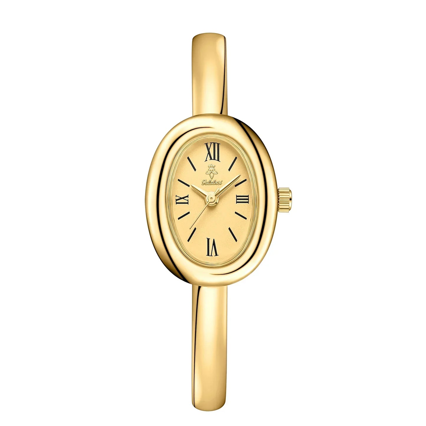 Elegante ovale Spangenuhr: Modern und klassisch