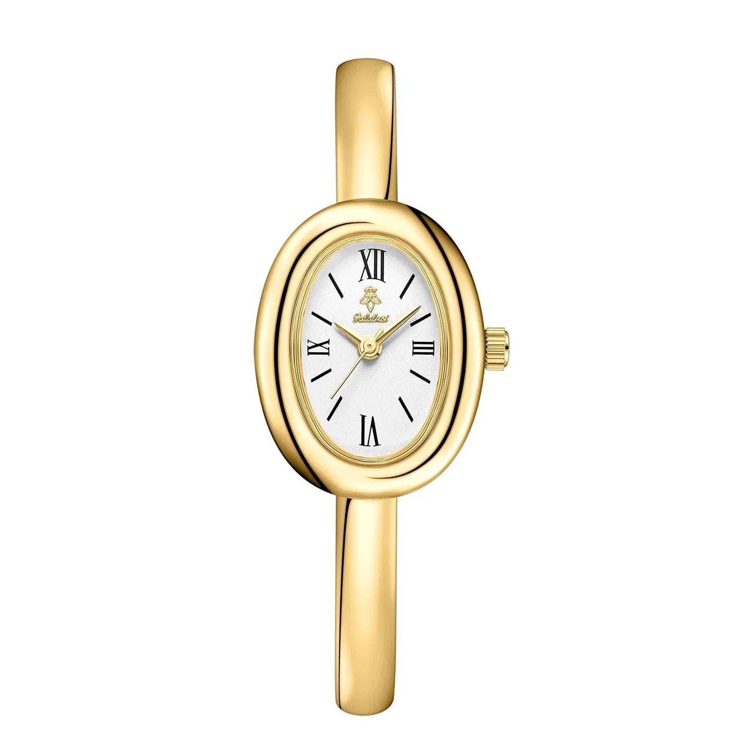 Elegante ovale Spangenuhr: Modern und klassisch