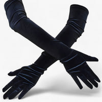 Elegante Samthandschuhe für den Winter