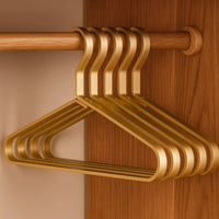 Elegante Slimline-Kleiderbügel aus Aluminium (4er-Pack)