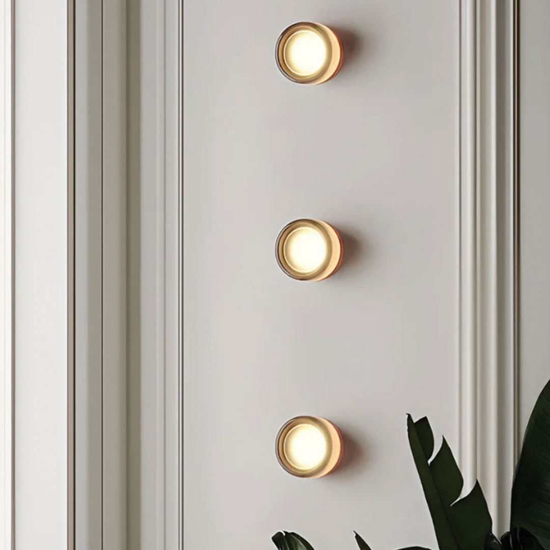 Elegante Wandleuchte Dimple für moderne Dekoration