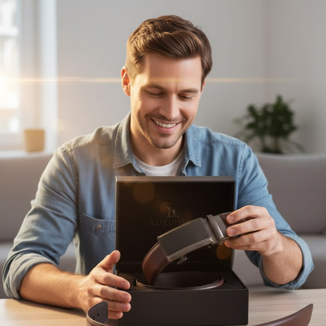 Eleganter Herrengürtel mit Automatikschnalle