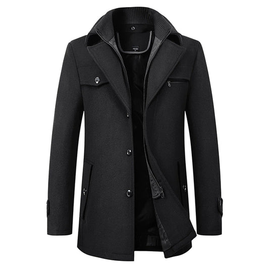 Klassische Herren-Cabanjacke, halblang