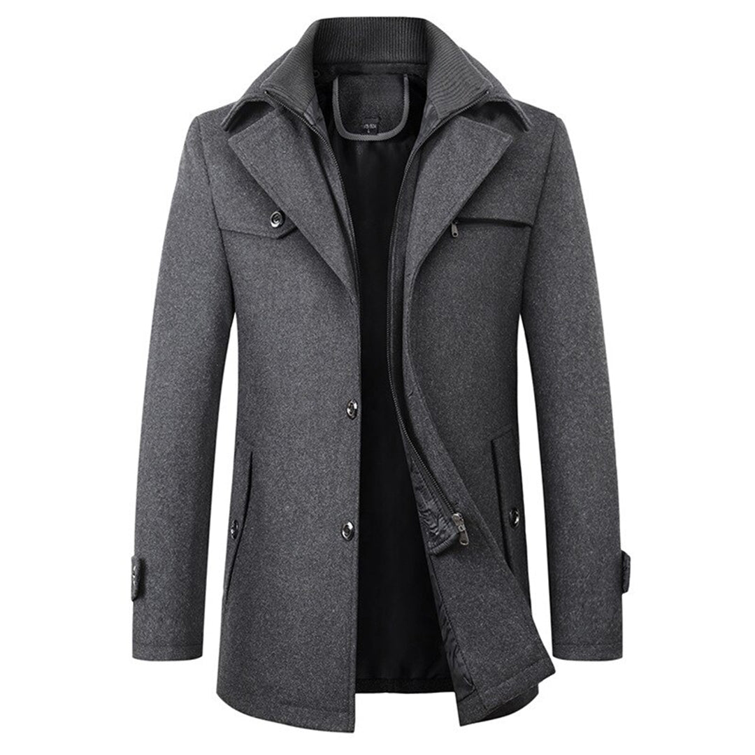 Klassische Herren-Cabanjacke, halblang