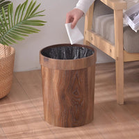 Eleganter Papierkorb aus Holz