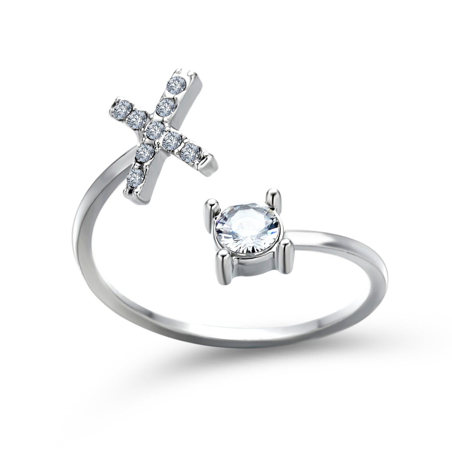 Eleganter Ring mit Initialen, um Erinnerungen lebendig zu halten