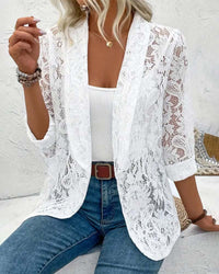 Eleganter Spitzenblazer